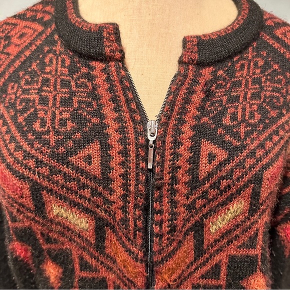 Peruvian Link Alpaca Collection Zip Sweater - Picture 3 of 9